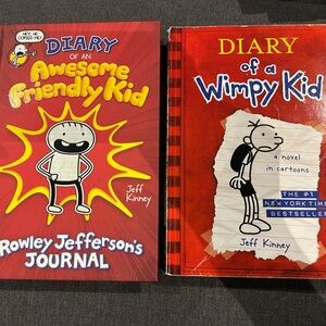*BOOKS* Diary of a Wimpy Kid (Book 1) & Diary of an Awesome Friendly Kid